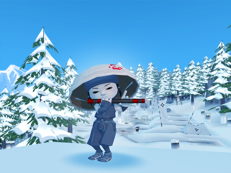 Illustration for article titled Snowbound Mini Ninja Screens